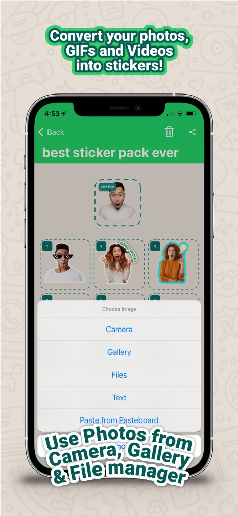Sticker Maker Studio - Diverse Content Import