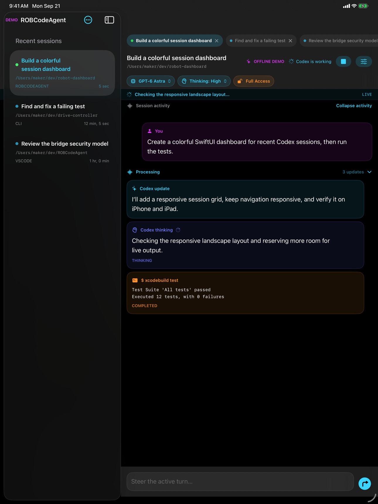 Screenshot 3 of ROBCodeAgent