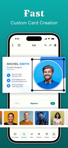Business Card Maker : Creator iPhone screenshot