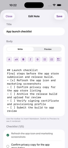 Grape Notes Pro Screenshot 3 of 5