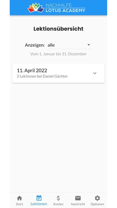 Nachhilfe Lotus Academy App Screenshot