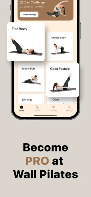 Wall Pilates Workout - Pilato screenshot 2