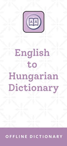 Hungarian Dictionary screenshot