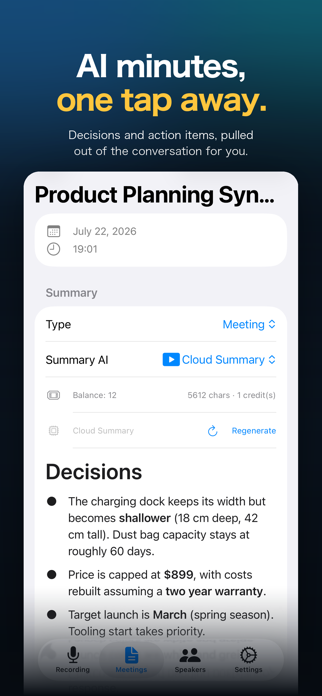 Lightning Notes - AI Recorder Screenshot 4 of 7