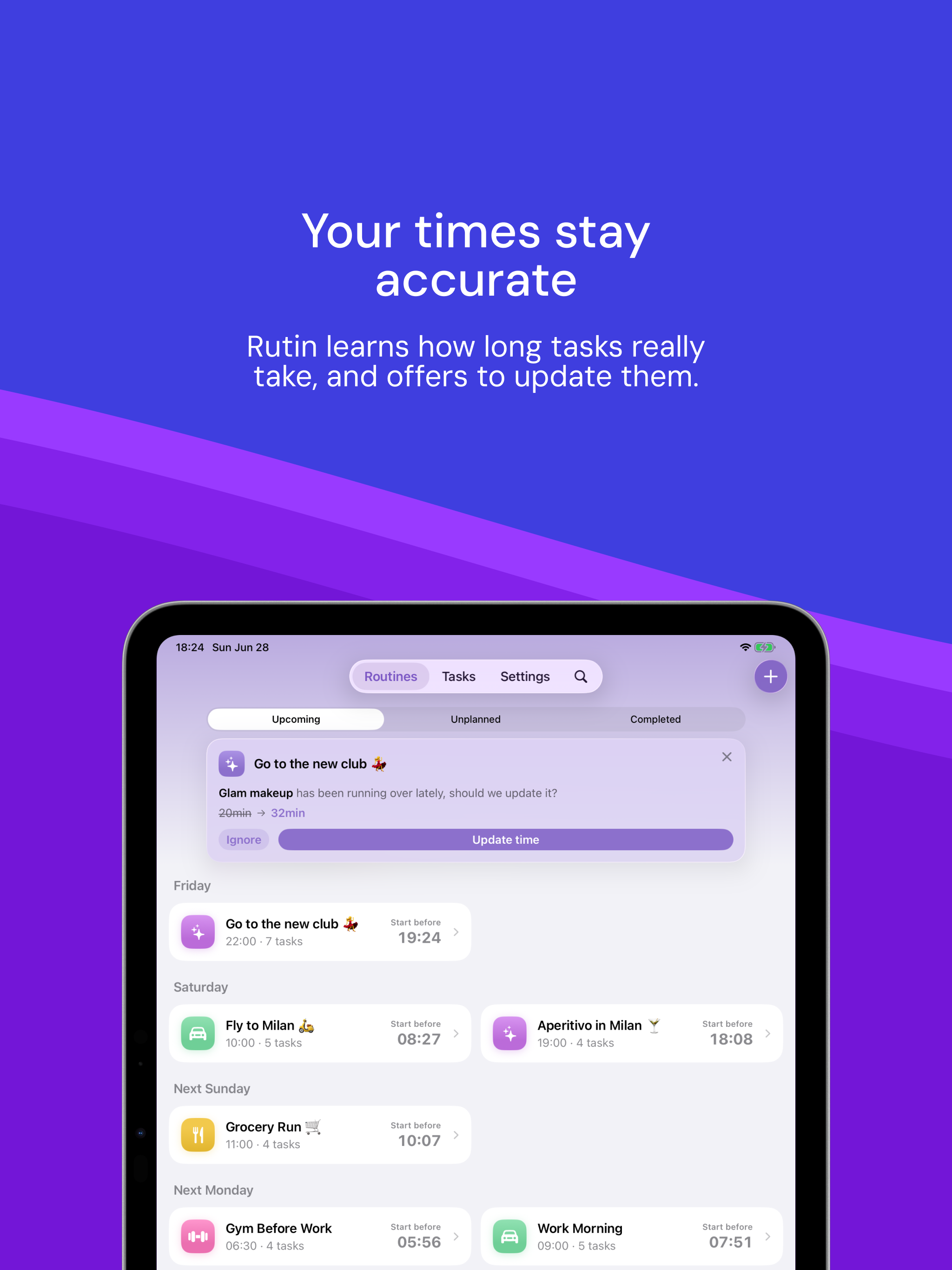 Rutin: Start on Time screenshot 10