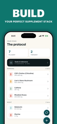 Suplagen: AI Supplement Stack Screenshot 1 of 7