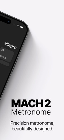 Mach 2 Metronome iPhone screenshot