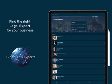 Global Law Experts iPad screenshot