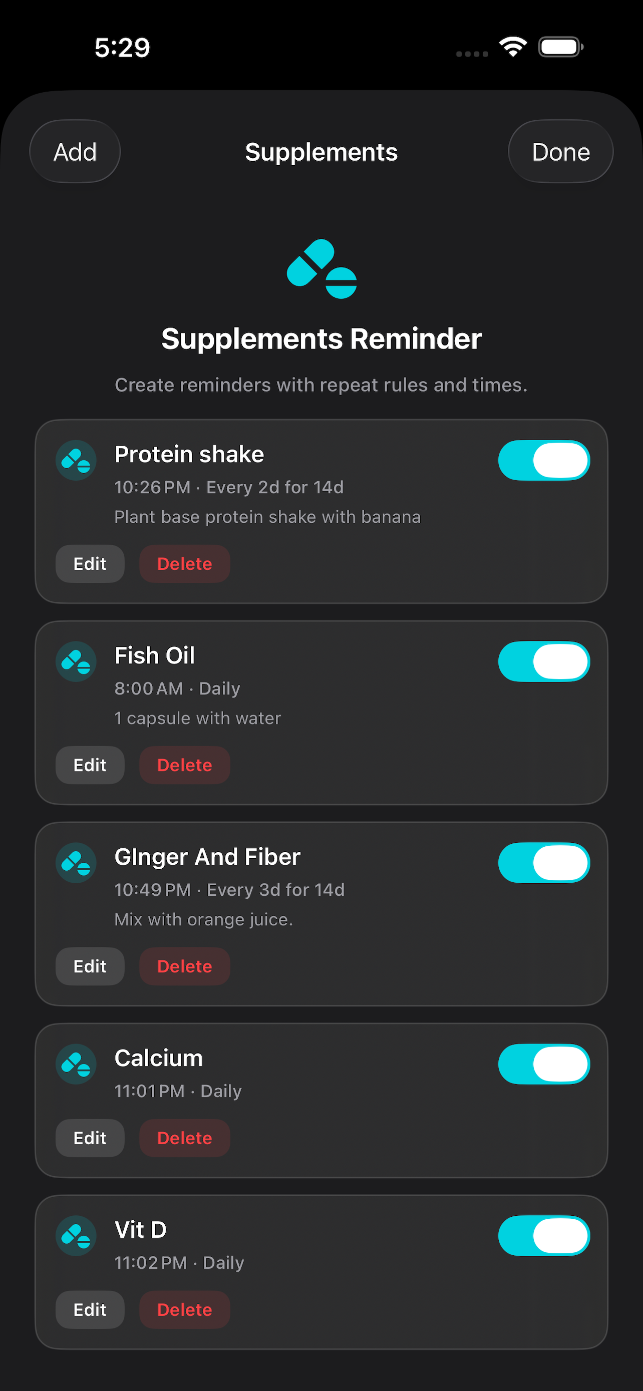 GymPin - Notes & Notifications screenshot 4