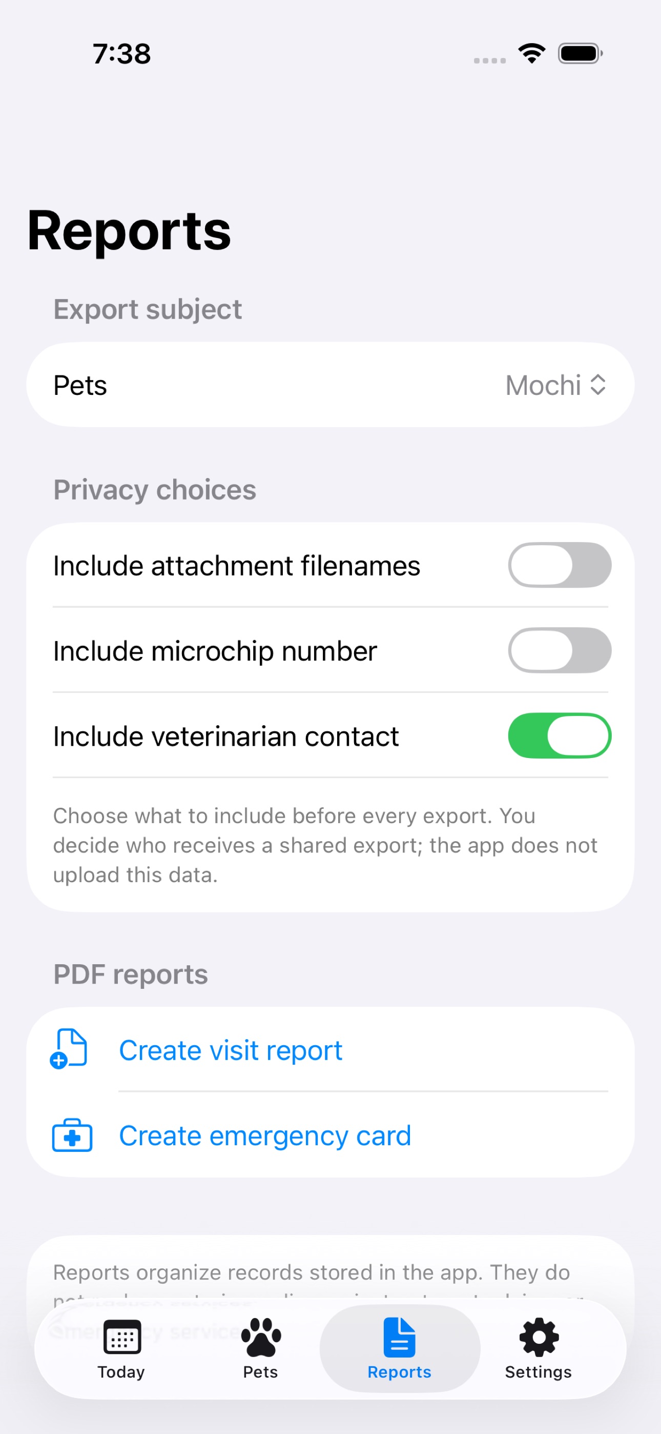 Screenshot 5 of PetHealth: Care Records