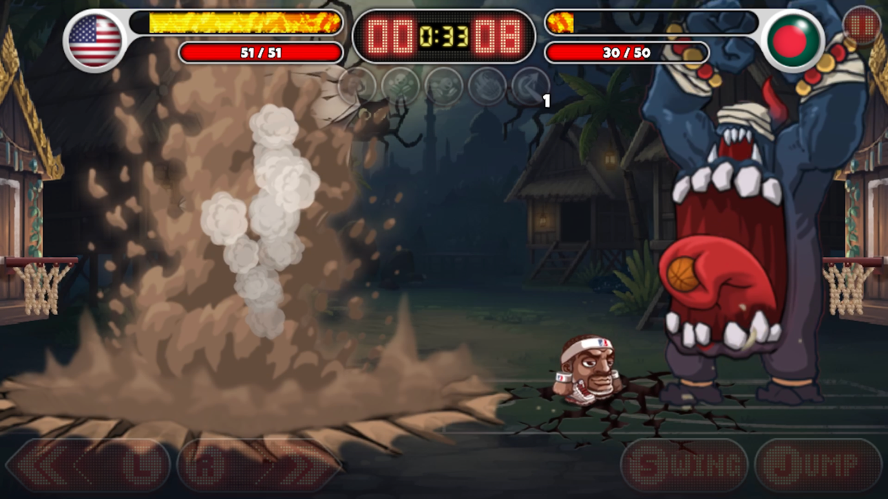 Head Basketball iOS Mod IPA screenshot 2 - iOS game interface