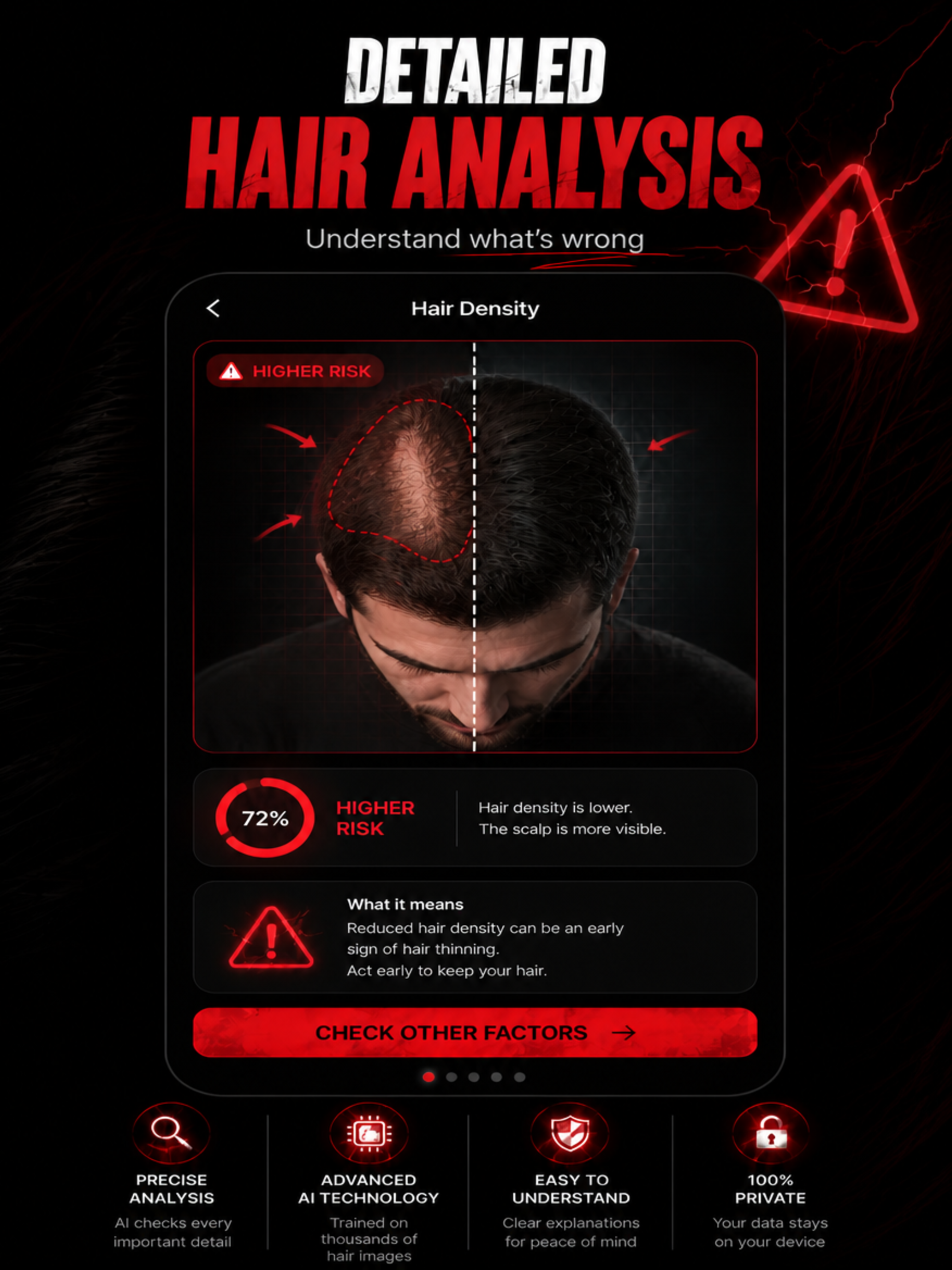 Hair Loss Scanner AI Check screenshot 10