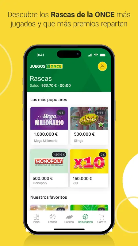 JuegosONCE: Sorteos de la ONCE screenshot 8 of 10