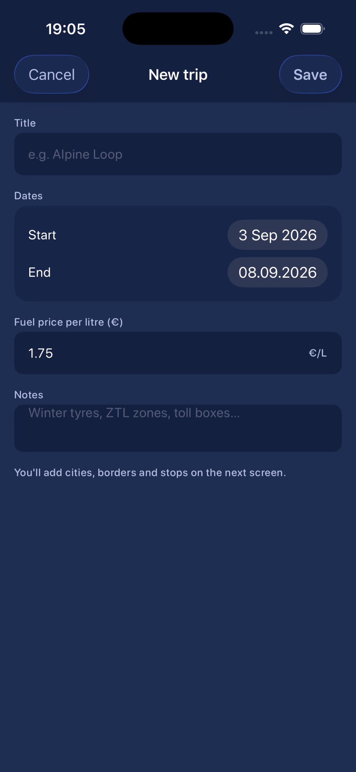 Screenshot 6 of RoadReady Planner