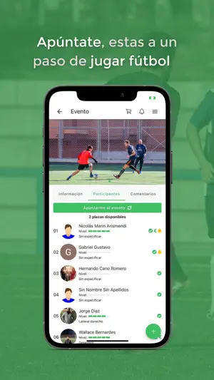 IF7SPORTS Juega fútbol Amateur screenshot 3