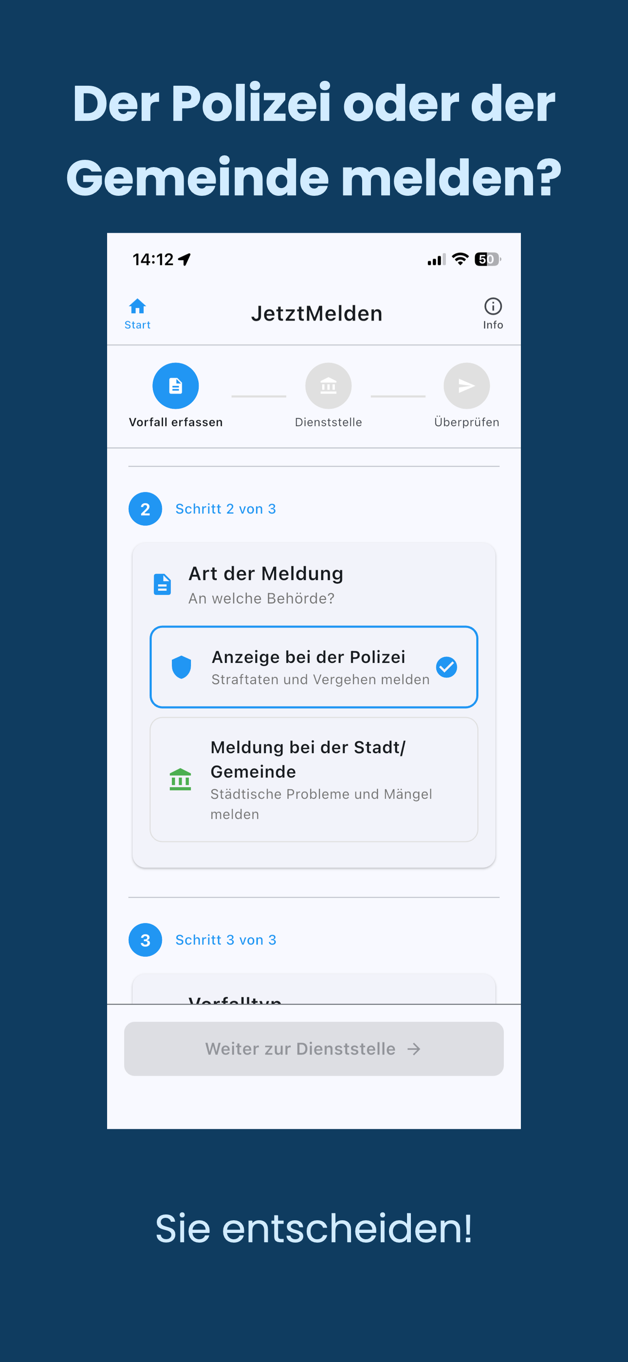 JetztMelden screenshot 5