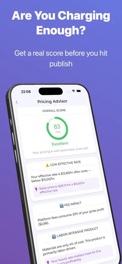 Craft Pricing: Cost & Profit screenshot 3