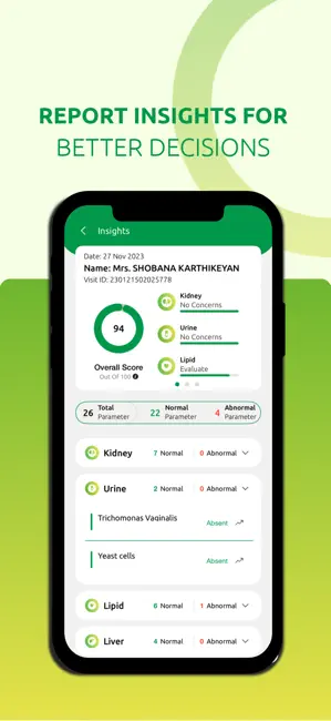 Metropolis Healthcare iPhone screenshot 4