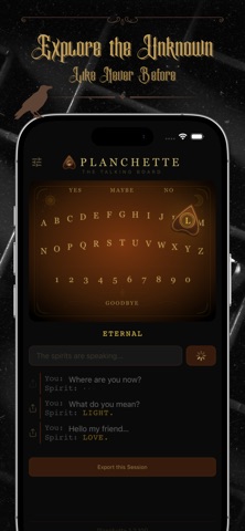 Planchette - The Talking Board iPhone screenshot
