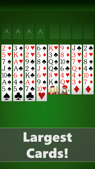 FreeCell Solitaire Screenshot 2 - AppWisp.com FreeCell Solitaire Screenshot 2 - AppWisp.com