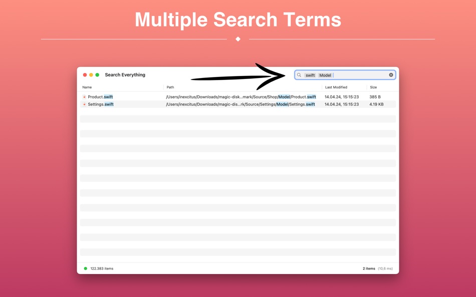 #5. Search Everything (macOS) 게시자: Sascha Simon