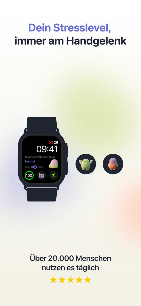 Harvee Stress Monitor Watch iPhone App Screenshot 6 – Gesundheit & Fitness