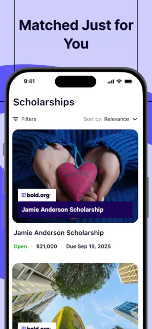 Bold.org: Scholarships screenshot 2