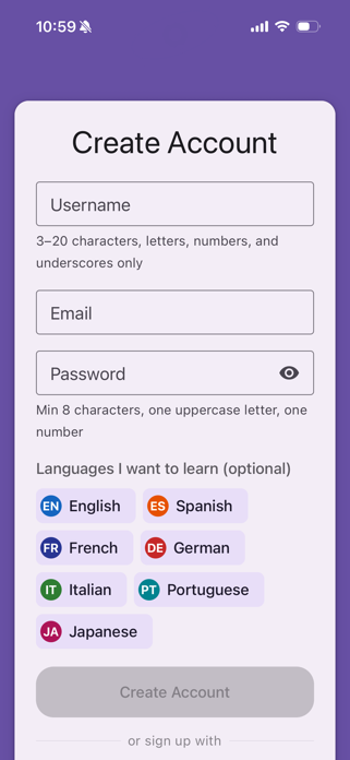 Lingosphere: Language Quizzes Screenshot 2 of 5