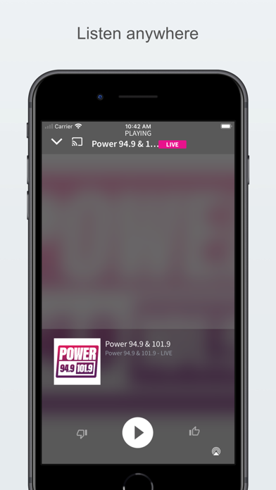 Power 94.9 & 101.9 Screenshot