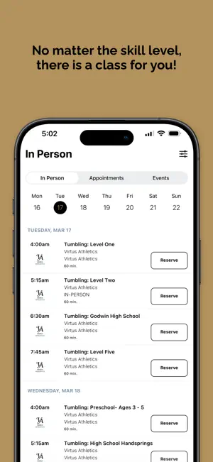 Virtus Athletics screenshot 3