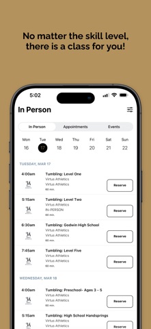 Virtus Athletics Screenshot 3 of 4