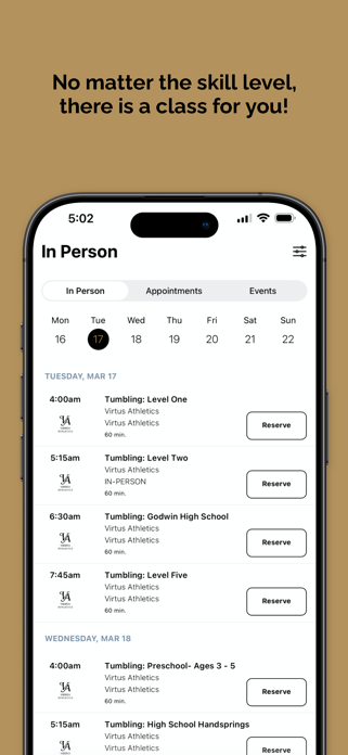 Virtus Athletics Screenshot 3 of 4
