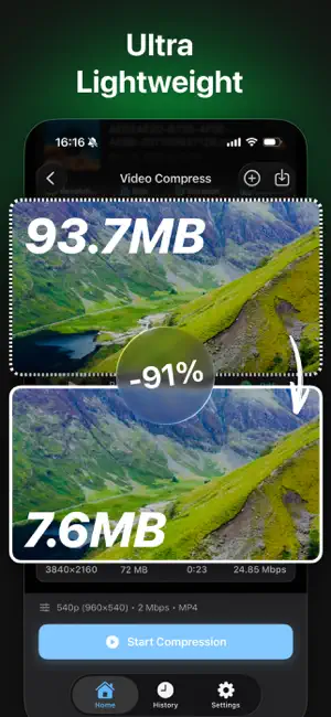 VideoSlimmer - Compress Videos screenshot 1