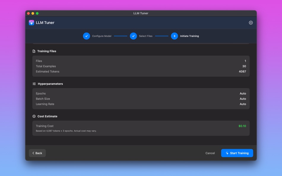 #4. LLM Tuner (macOS) โดย: Noel Geren