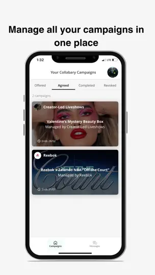 Capture d'écran de Collabary - Creator App sur iPhone 2