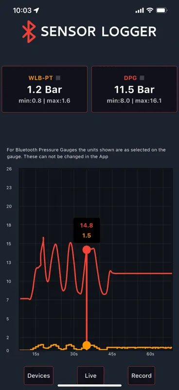 SensorLogger Sensor Monitor screenshot 3 of 4