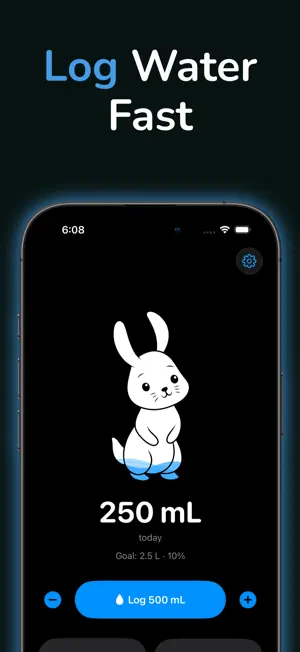 Water Bunny: Hydration Tracker screenshot 1
