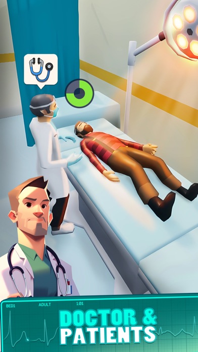 Hospital Simulator:Idle Tycoon Screenshot