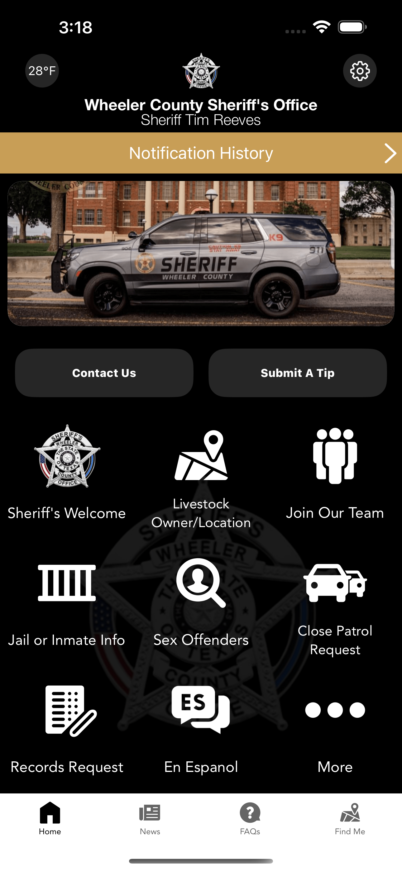 Wheeler County Sheriff TX