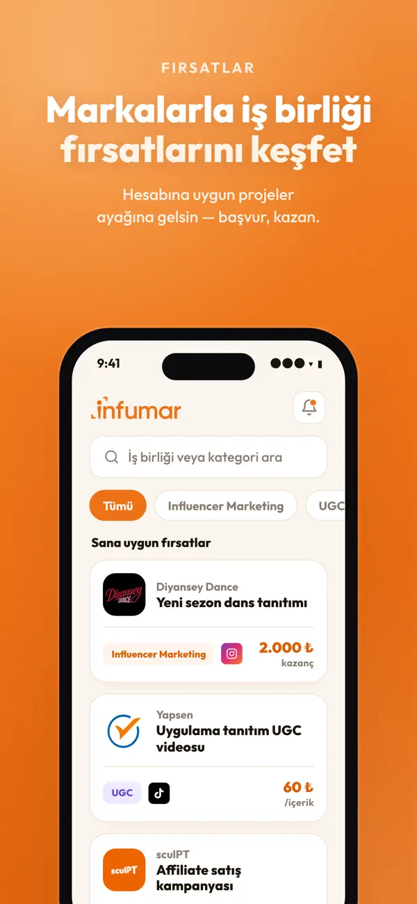 Screenshot #1 pour Infumar - Markalarla İşbirliği