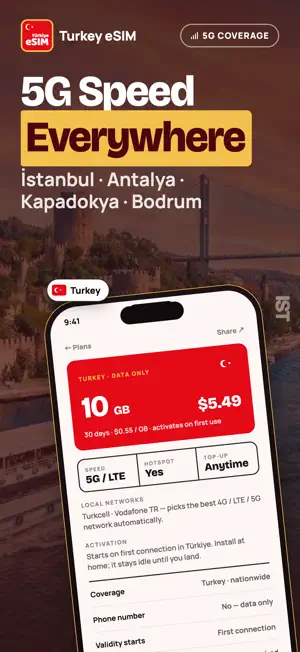 Turkey eSIM: Türkiye Data SIM screenshot 4