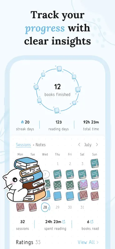 Leero: Book & Reading Tracker screenshot 4 of 8