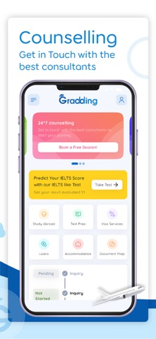 Study Abroad App - Gradding screenshot