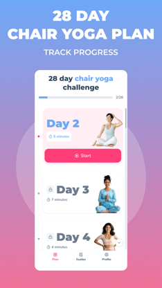 Yogio: Chair Yoga & Pilates screenshot 1