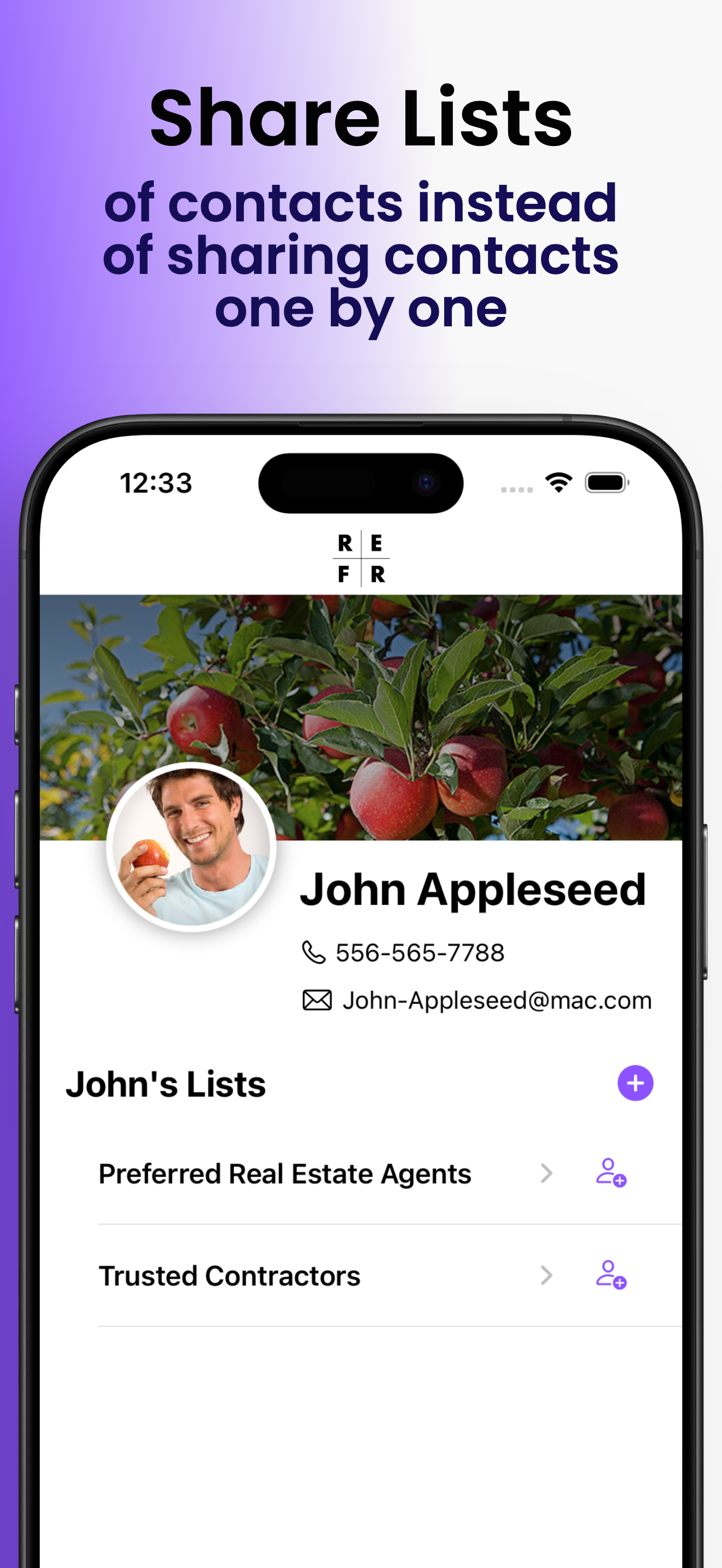 REFR Contacts screenshot 3