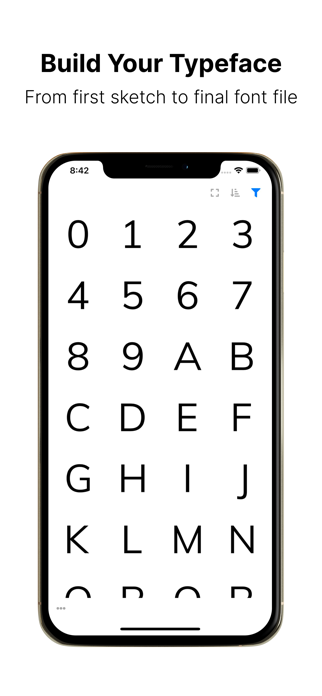 Letterforms - Font Maker Screenshot 1 of 8