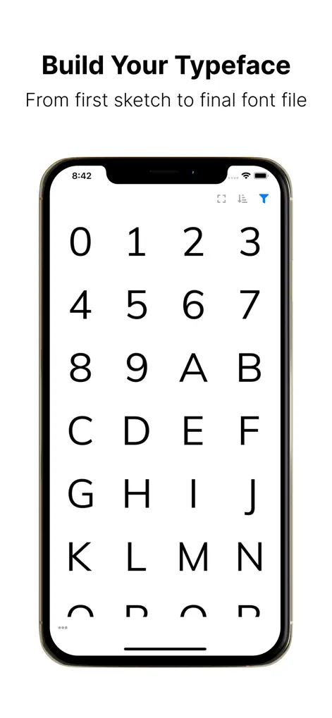 Letterforms - Font Maker - Graphics & Design App | MWM