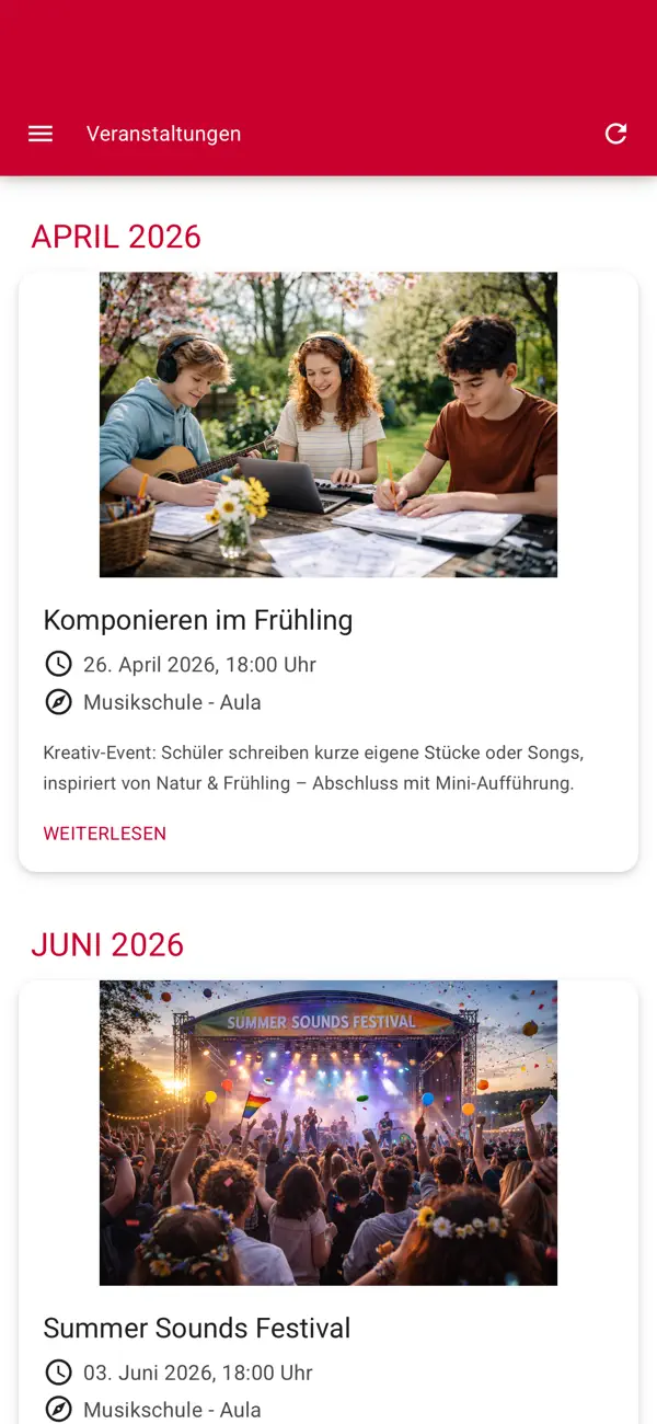 Screenshot #3 pour Kreismusikschule Alzey-Worms