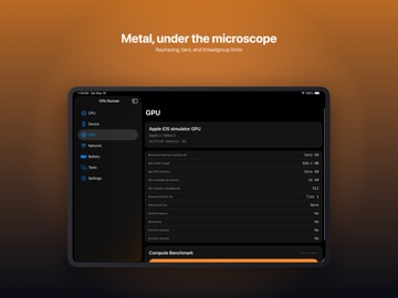 CPU Runner iPad screenshot
