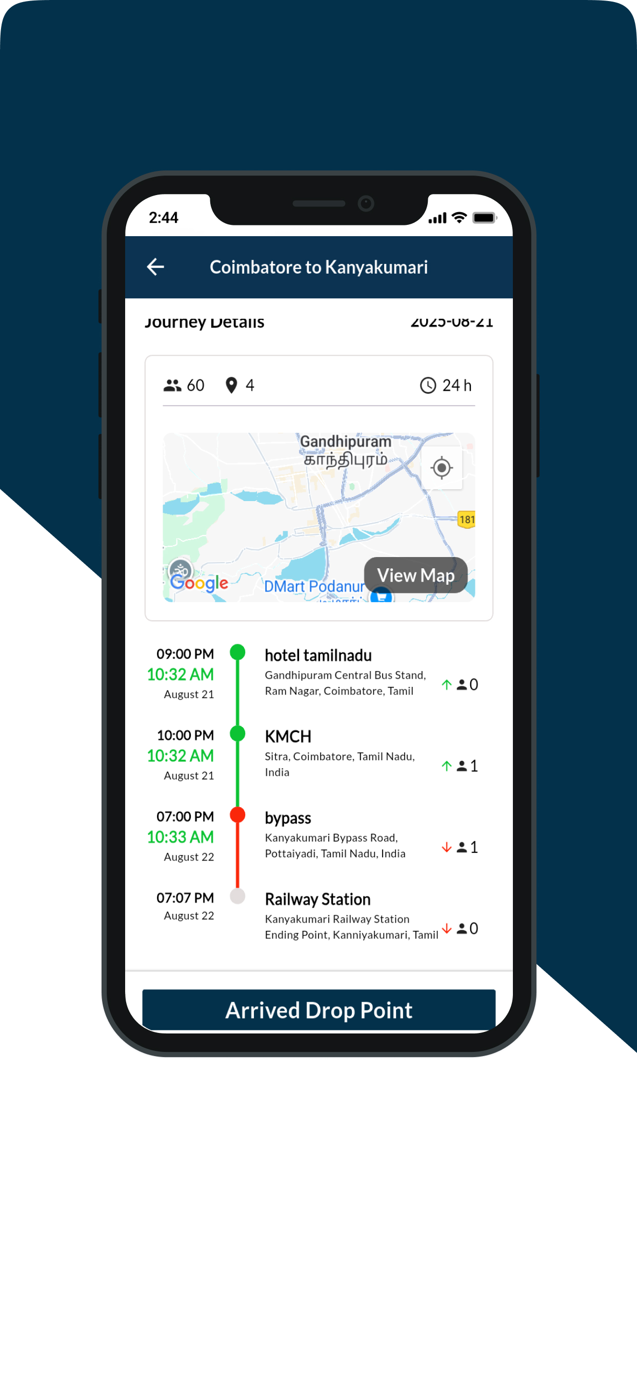 Bus Booking Driver screenshot 3